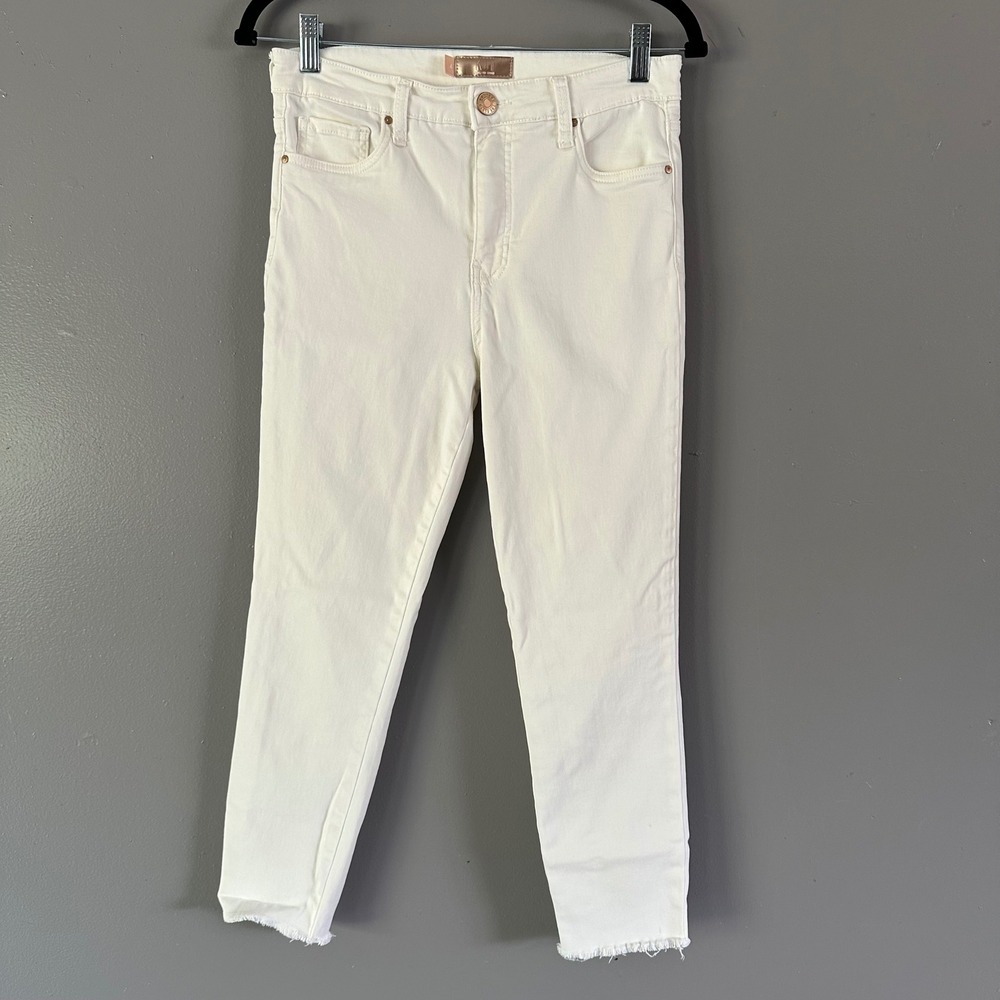 Kut From the‎ Kloth Connie High Rise Fab Ab Crop | White